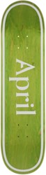 April OG Logo 8.25 Skateboard Deck - inv green