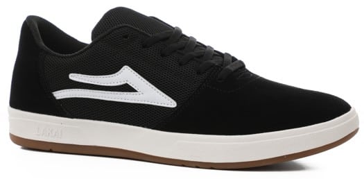 Lakai Brighton Skate Shoes - black suede - view large