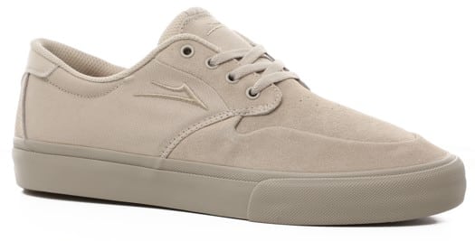 Lakai Riley 3 Skate Shoes - cream suede - view large