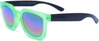 Happy Hour Wolf Pup Sunglasses - leabres electric green/rainbow lens