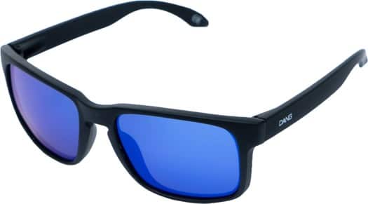Dang Shades All Terrain Polarized Sunglasses - matte black/blue mirror polarized lens - view large
