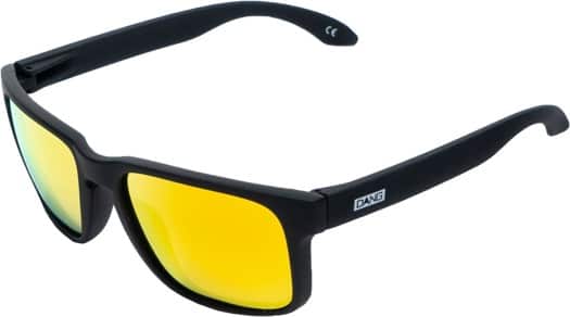 Dang Shades All Terrain Polarized Sunglasses - matte black/fire mirror polarized lens - view large