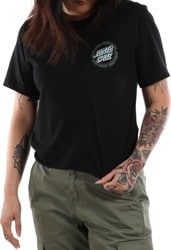 Santa Cruz Women's Hollow Ringed Dot T-Shirt - black