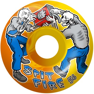 Spitfire Classic Skateboard Wheels - firefight orange/yellow (99a) - view large
