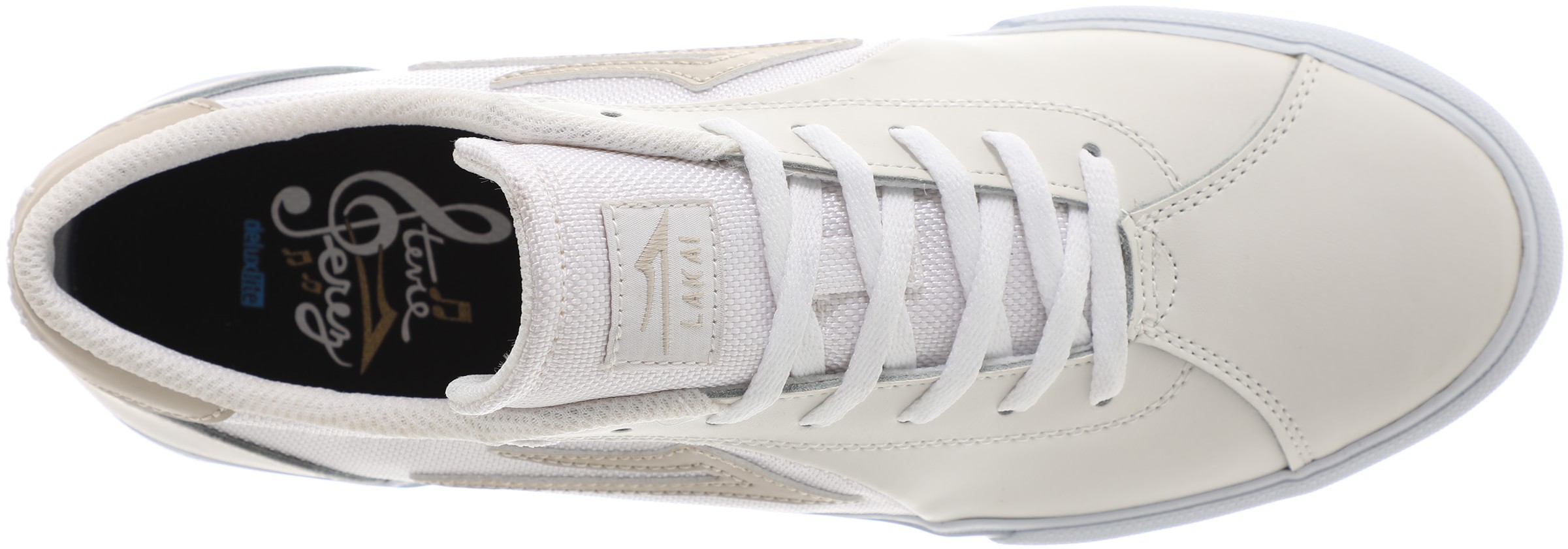 Lakai Flaco II Skate Shoes cream leather Tactics