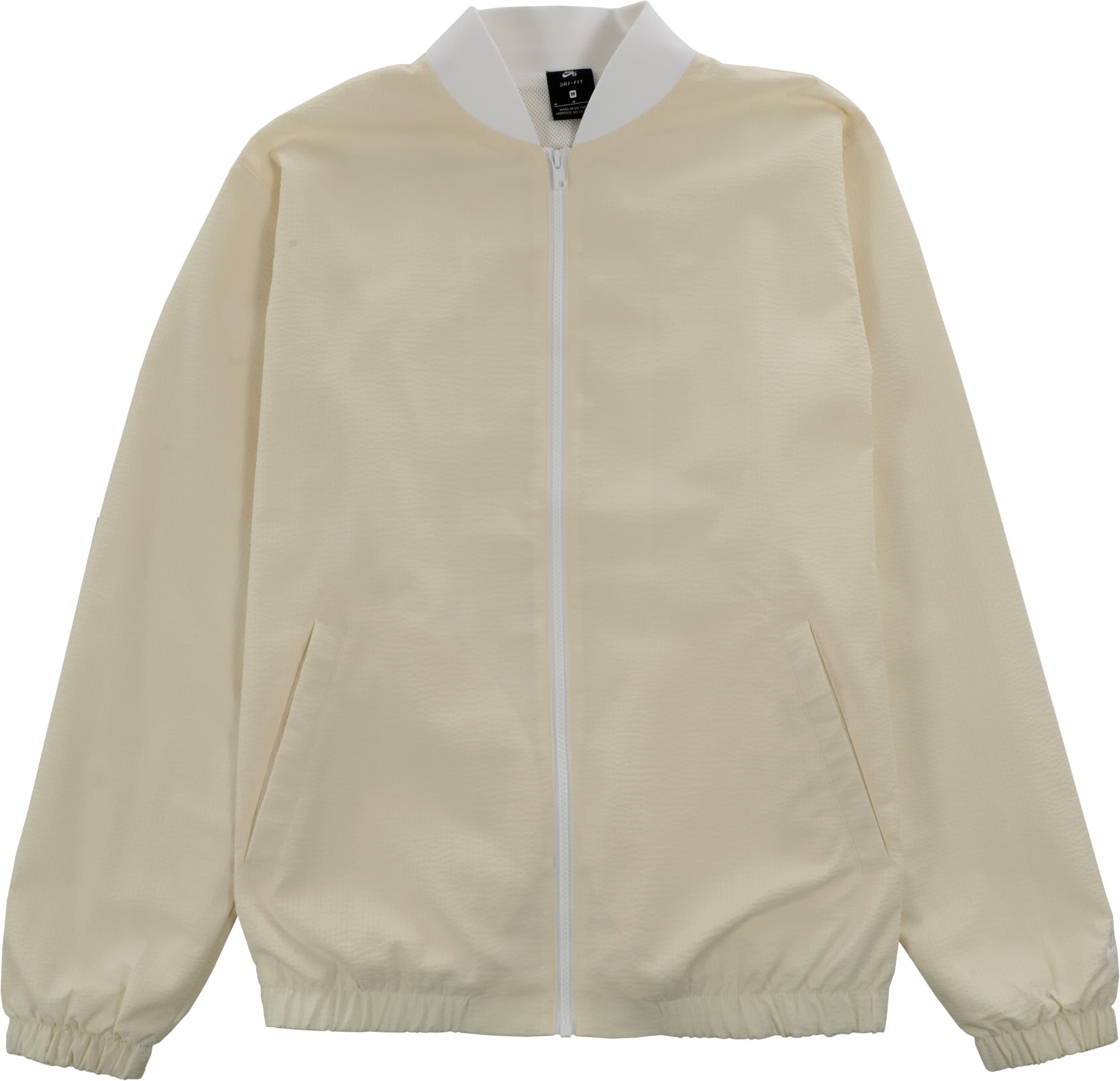 Nike SB Seersucker Bomber Jacket - coconut milk/white | Tactics