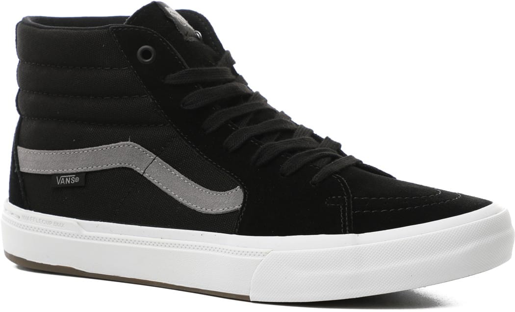black and grey vans