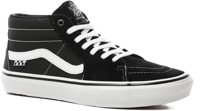 Vans Skate Sk8-Mid Shoes - black/white/emo leather