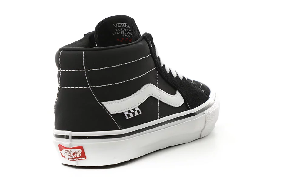 Vans Skate Grosso Mid Shoes - black/white/emo leather | Tactics