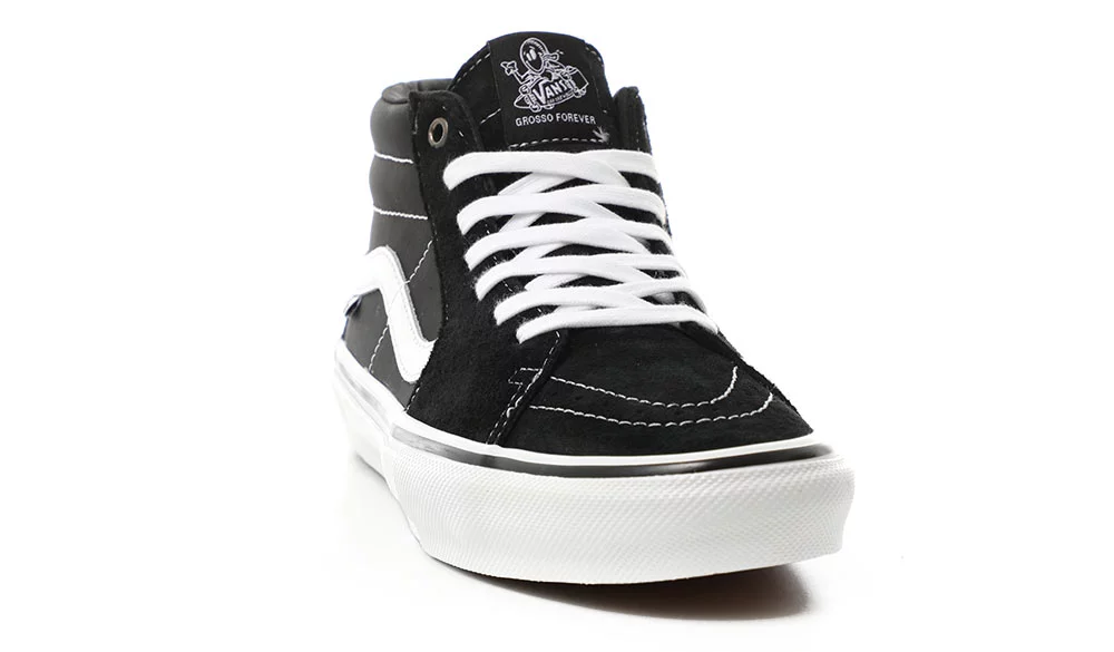 Vans Skate Grosso Mid Shoes - black/white/emo leather | Tactics