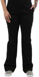 Dickies Women's Worker Boot Cut Pants - black