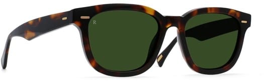 RAEN Myles Sunglasses - kola tortoise/bottle green lens - view large