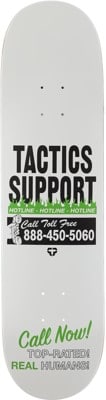 Tactics Support Skateboard Deck - white - view large