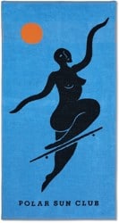 Polar Skate Co. No Complies Forever Beach Towel - blue