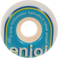 Enjoi Helvetica Neue Skateboard Wheels - blue (99a)