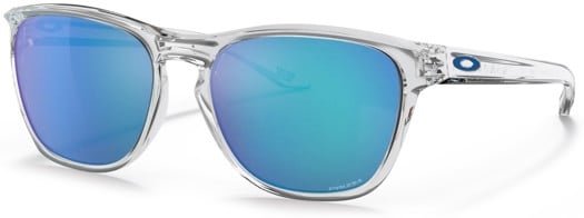 Oakley Manorburn Sunglasses - polished clear/prizm sapphire lens - view large