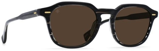 RAEN Clyve Polarized Sunglasses - licorice/vibrant brown polarized lens - view large