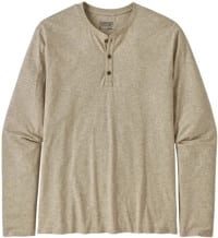 Patagonia Organic Cotton Lightweight Henley L/S T-Shirt - birch white