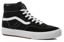 Vans Crockett Pro High Top Skate Shoes - black/white