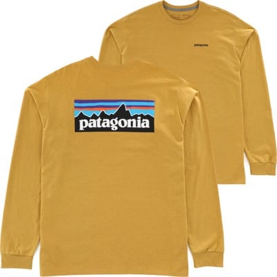 Patagonia P-6 Logo Responsibili-Tee L/S T-shirt - hawk gold - view large