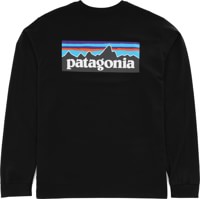 Patagonia P-6 Logo Responsibili-Tee L/S T-shirt - black