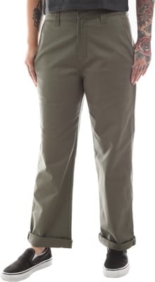 Volcom Women's Frochickie Boyfriend Pants - army green combo - view large