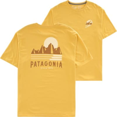 Patagonia Tube View Organic T-Shirt - mountain yellow - view large
