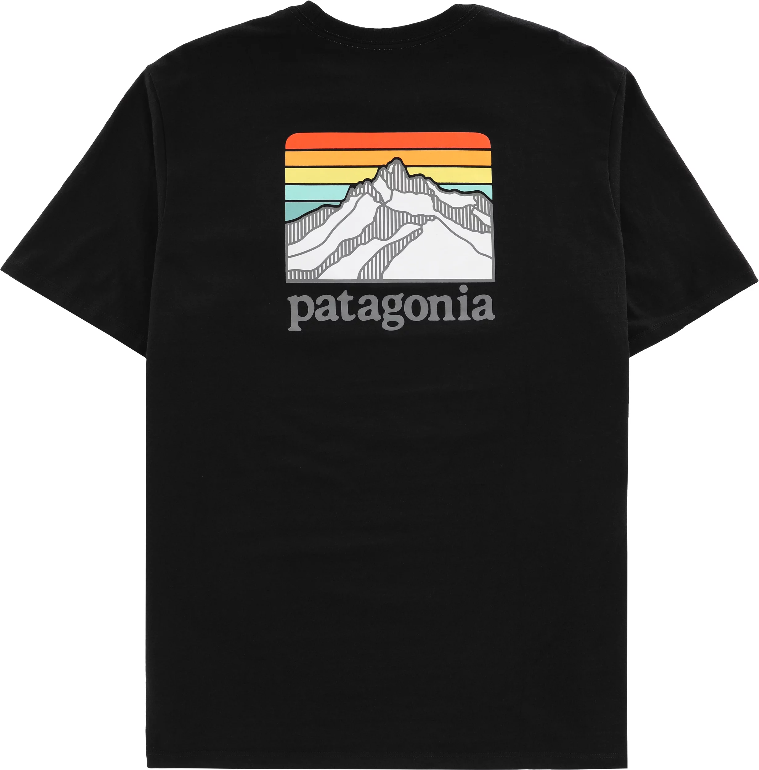 【patagonia】Men's Line Logo Ridge Pocket Responsibili-Tee Patagonia Men's Line Logo Ridge Pocket Responsibili-Tee
