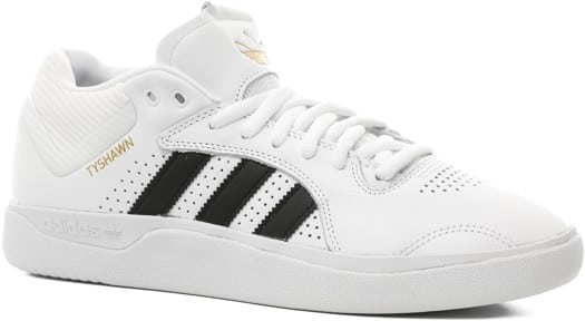 Adidas Tyshawn Pro Skate Shoes - footwear white/core black/footwear white - view large