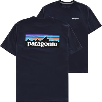 Patagonia P-6 Logo Responsibili-Tee T-Shirt - classic navy - view large