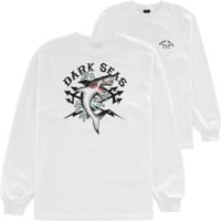Dark Seas Thrashing L/S T-Shirt - white