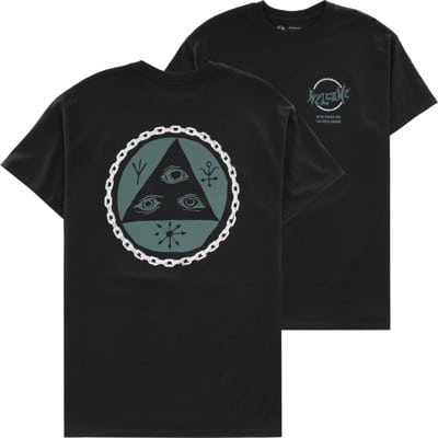 Welcome Tali Chain T-Shirt - black/dark green - view large