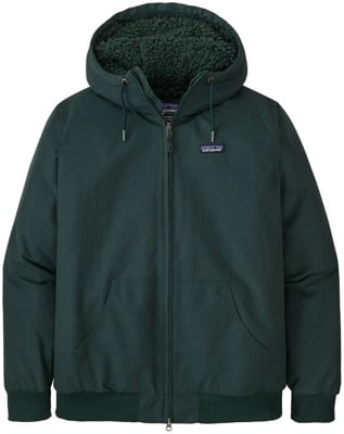 patagonia isthmus lined hoody jacket - northern green xl