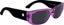 Spy Genre Sunglasses - translucent magenta matte black/happy gray lens - alternate