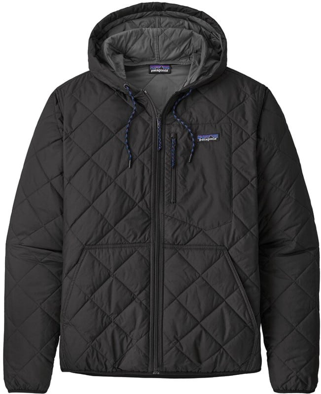 Patagonia Diamond Quilt Bomber Hoody Jacket black Tactics