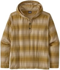 Patagonia Lightweight Fjord Flannel Hoody - horizon hombre: mulch brown