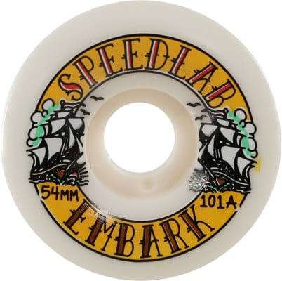 Speedlab Embark Skateboard Wheels - white (101a) - view large