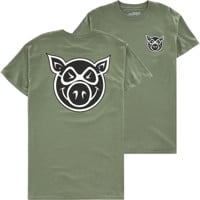 Pig F & B Head T-Shirt - military