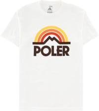 Poler Mountain Rainbow T-Shirt - white