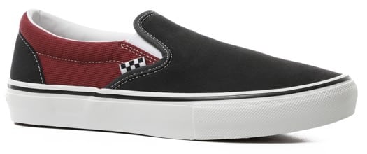 Vans Skate Slip-On Shoes - asphalt/pomegranate - view large