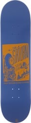 Space Program Saturn 8.25 Skateboard Deck - blue