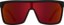 soft matte black red fade/happy gray green red spectra lens - front