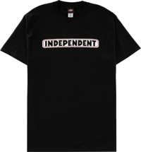 Independent Bar Logo T-Shirt - black