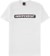 Independent Bar Logo T-Shirt - white