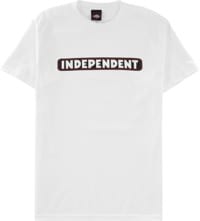 Independent Bar Logo T-Shirt - white