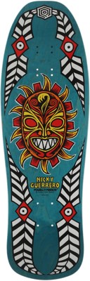 Powell Peralta Nicky Guerrero Mask 10.0 Skateboard Deck - blue - view large