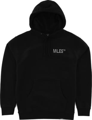 Miles Logo Hit Hoodie - black - view large