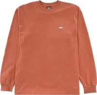 Obey Bold 2 L/S T-Shirt - ginger