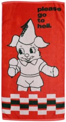 Quasi Go To Hell Towel - red
