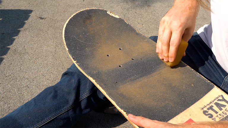 How to Clean Skateboard Grip Tape